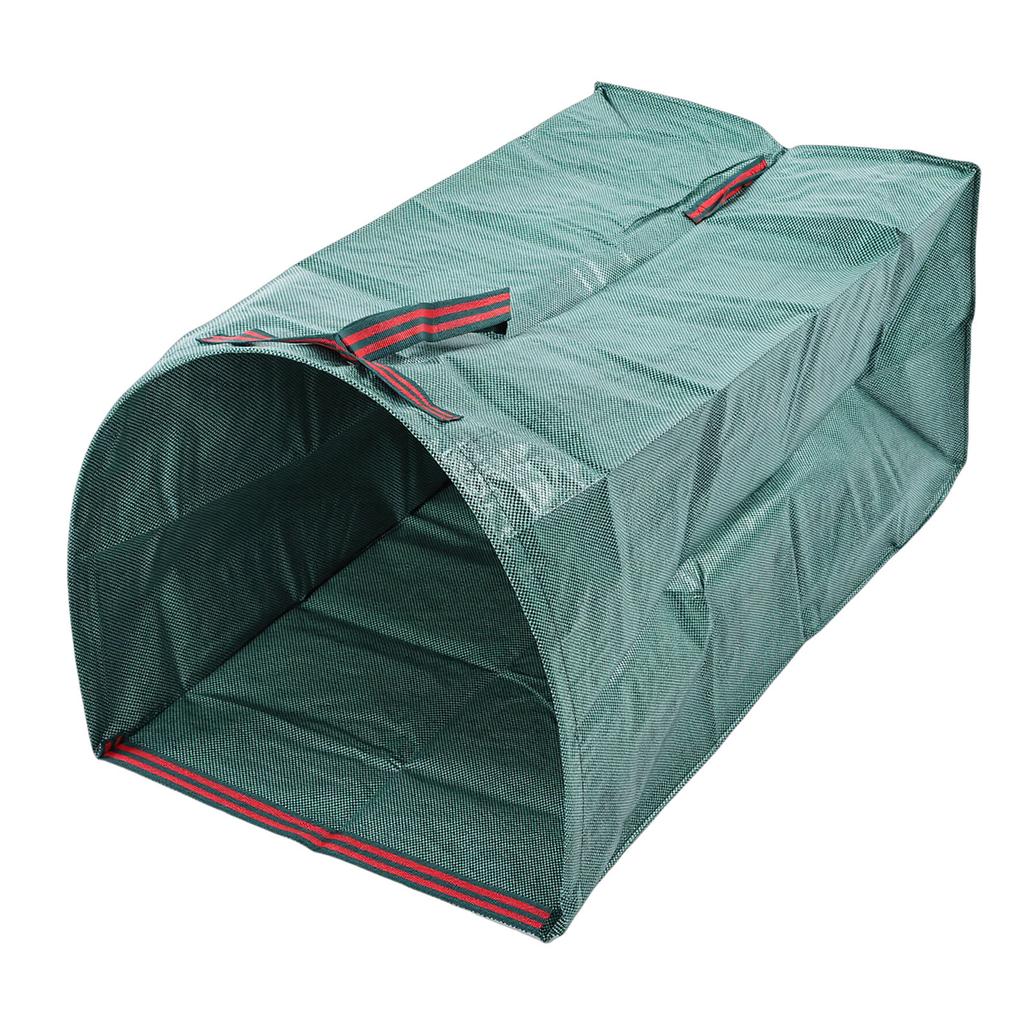 Leaf Bag Large Capacity Dustpan Type Foldable Reusable Garden Waste Collector Bag with Handles for Yard Cleaning