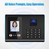 Intelligent Attendance Machine Face Fingerprint Password Checking In Recorder for Employees Voice Prompt Multi Language