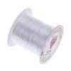 White Nylon Crystal Thread Beading Wire Elastic Cord Bracelet Necklace Making Craft String Coiled Band For Diy Projects