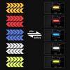 High Reflective Car Safety Reflective Arrow Stickers Car Motorcycle Truck Helmet Safe Warning Markers Decals Auto Exterior Decor