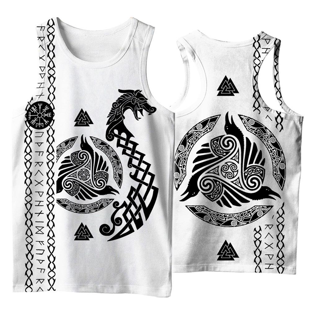 1Pcs 3D Digital Printing Sports Shirt for Men - Comfortable and Stylish Casual Wear S