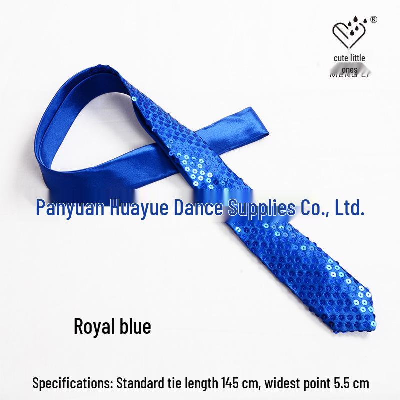 Korean Slim Fit Sequin & Beaded Tie for Men & Women - Formal Wear, Wedding, Party, Performance