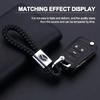 Car Woven Rope Keychain Ornaments Leather Keyring Gifts For Mazda 2 3 6 5 Atenza CX3 CX5 MX5 CX7 Axela CX30 CX90 CX60 CX50 MX30