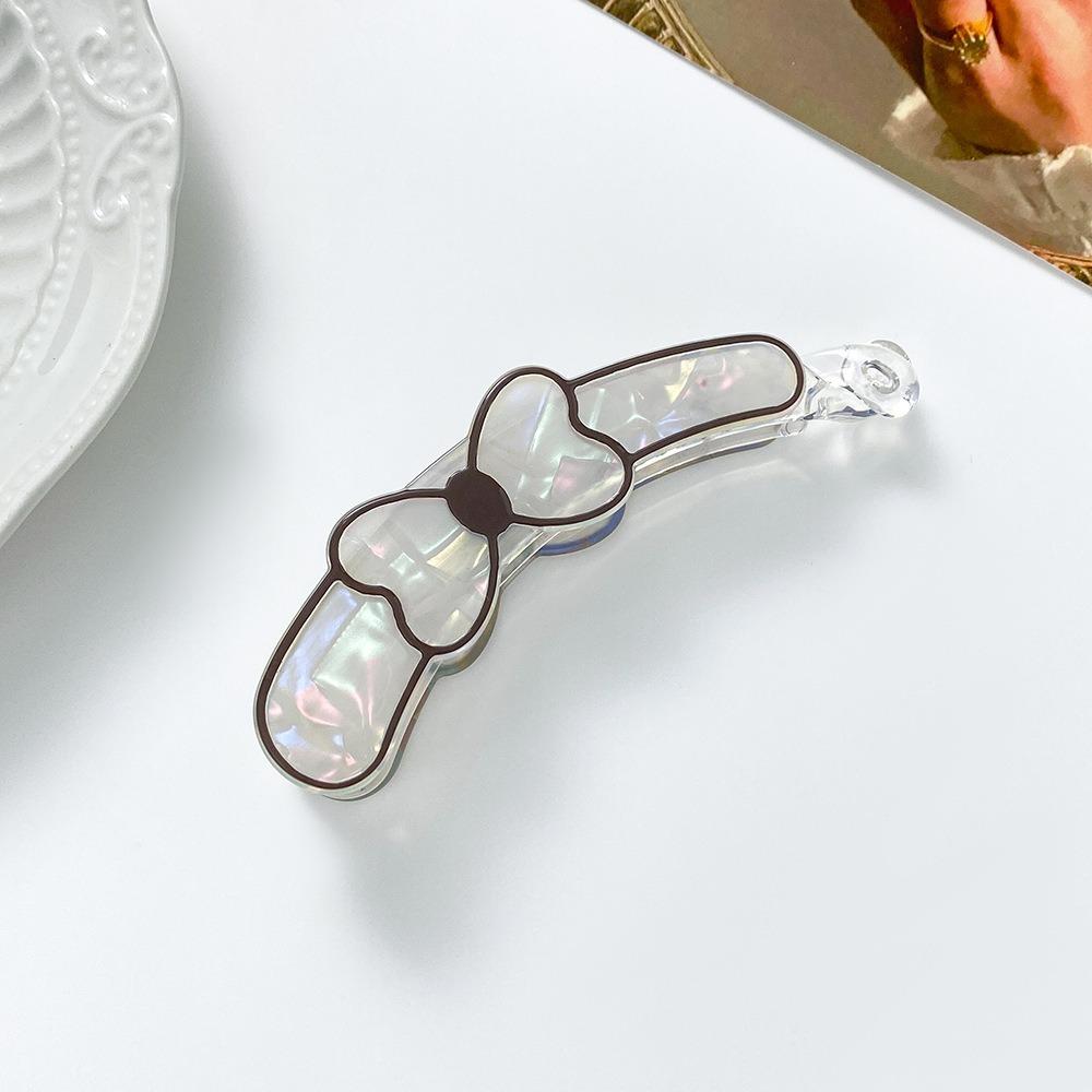 Bow Women Hair Claw Korean Style Banana Clip Fashion Hair Grabber