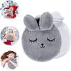400ml Plush Rabbit Hand Warmer Insulating Period Hot Water Bag Winter Feet Warmers Reusable Warm Bottle for Pain Relief Therapy