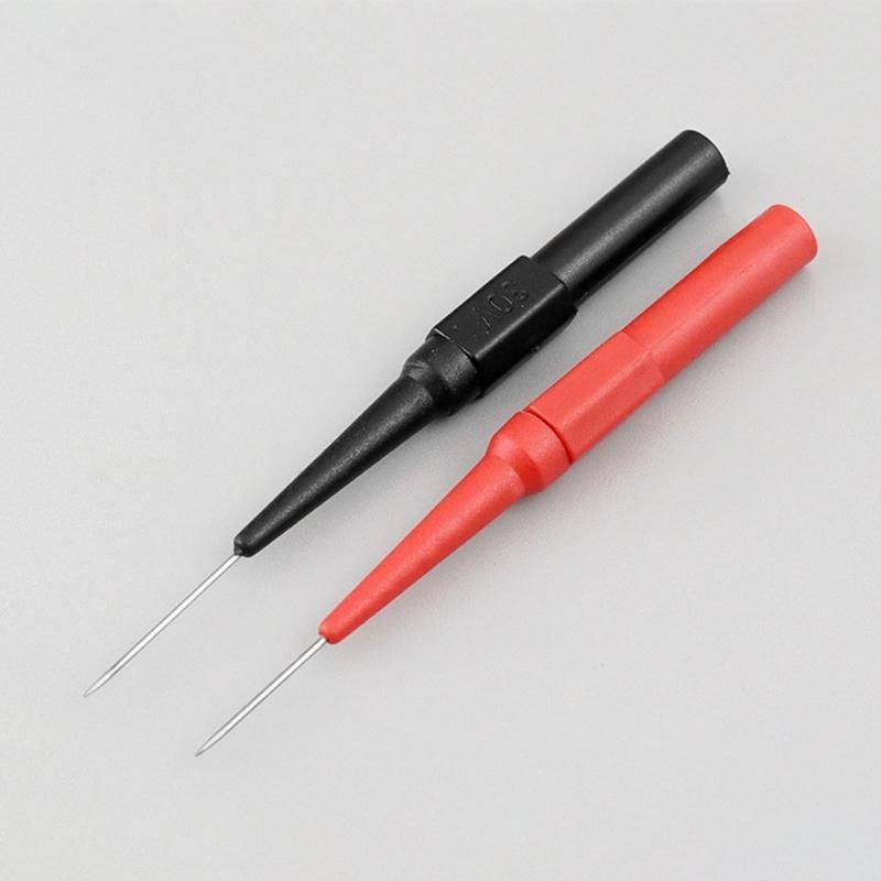 Two Tone Insulation Piercing Probes 4mm Plugs Electrical Tester Circuit Teste For Vehicle Diagnostics & Maintenance