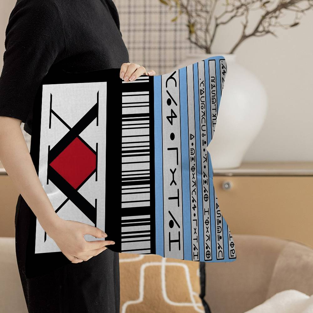 Anime Hisoka Hunter X Hunters Pillow Cover Sofa Cushion Cover Home Room Decoration Children Gift