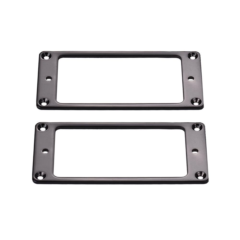 2pcs Pickup Mounting Rings for Humbucker Pickups Cover Frame Set Replacement for LP Guitars