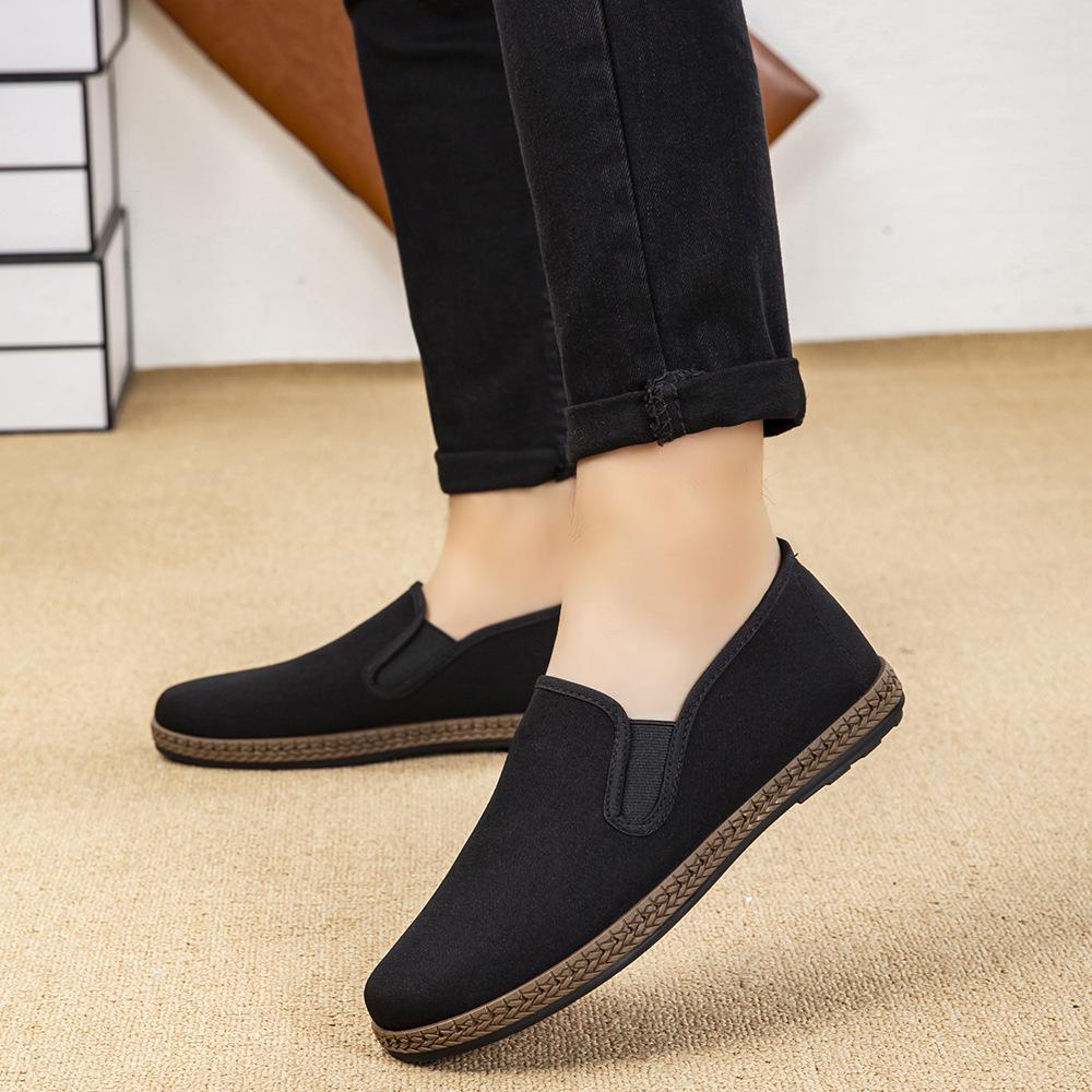Large Size Men's Shoes Cloth Shoes Men's Breathable Comfortable Casual Non-slip Lightweight Medium