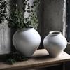 Creative White Ceramic Vase Minimalism Flower Pots Desk Decoration Flowers Arrangement Floral Vases Room Aesthetic Decor