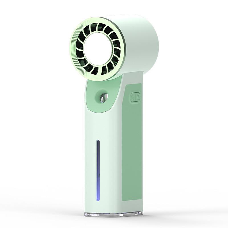 Portable Handheld Fan With Spray Usb Rechargeable For Cooling And Personal Use