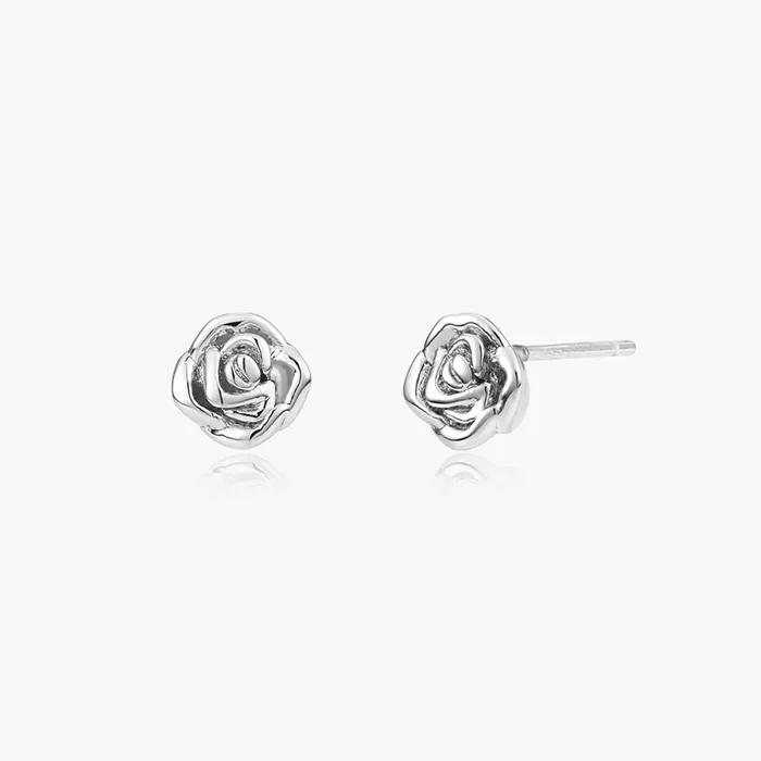 [Silver925post] Rosé Silver Earrings