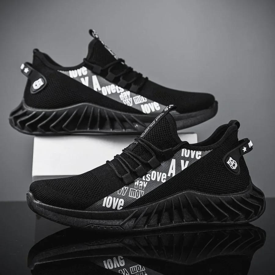 2025 New Spring and Autumn Soft soled Running Men's Mesh Breathable Casual Sports Trendy Shoes Men's Shoes tenis masculino  men