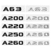 3D ABS A35 A45 A63 A160 A180 A200 A220 A250 A260 A280 Car Tail Rear Trunk Letters Emblem Badge Sticker for A Serise
