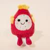 Shaped Plush Fruit Bean Bag Durian Dragon Fruit Toy For Kids Playroom Decor