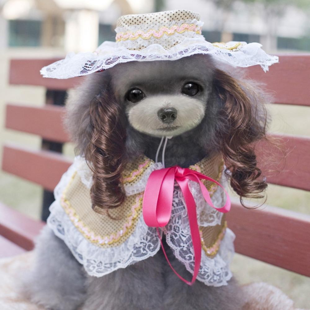 Dog Cape British Elegant Trench Coat Four Seasons Can Wear Cross-dressing Shawl Handsome Cute Pet Clothes