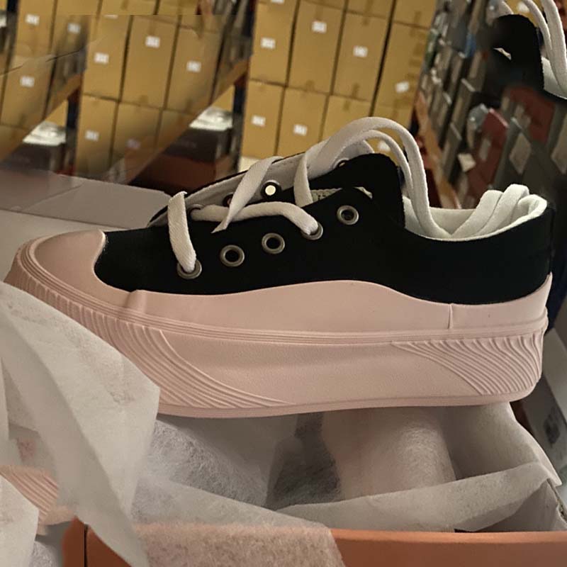 Fashion Womens Breathable Casual Ladies Thick Bottom Shoes 2025 Ins Fashion Soft Flat Big Head Shoes Vulcanized Non-slip Shoes 12-Color