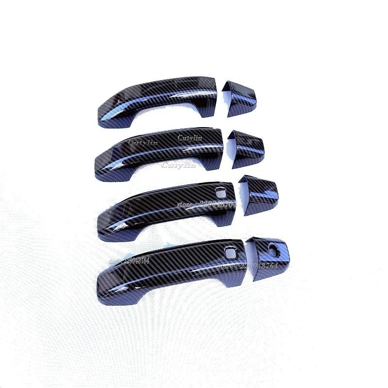 ABS Carbon Fiber For Chevrolet Colorado 2024 2025 Gear Shift Window Switch Control Gear Shift Panle Rearview Mirror Cover Trim