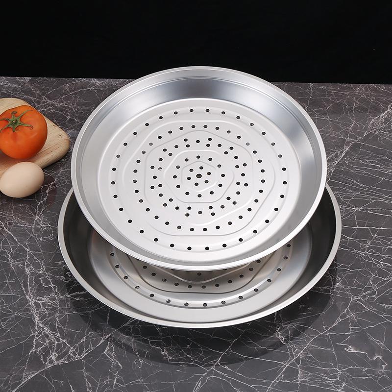 Thickened Stainless Steel Steamer Basket & High-Temperature Resistant Steaming Rack for Woks and Iron Pots