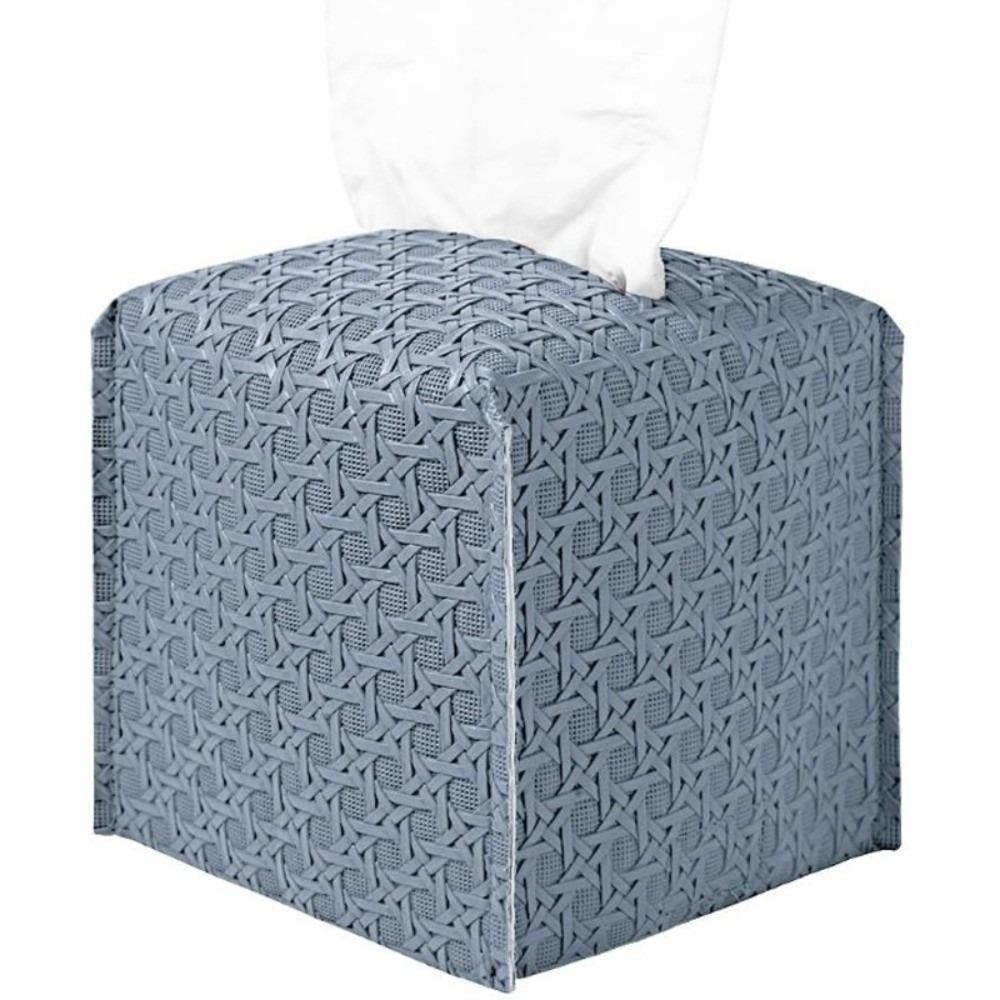 Large-Capacity Drawer Box PU Leather Foldable Tissue Box Modern Square Tissue Box  Car