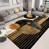 Geometrische Teppiche für große Flächen zur Wohnzimmerdekoration Moderne Luxus-Sofa-Tischteppiche Schlafzimmer Rutschfeste Fußmatte Waschbare Fußmatten