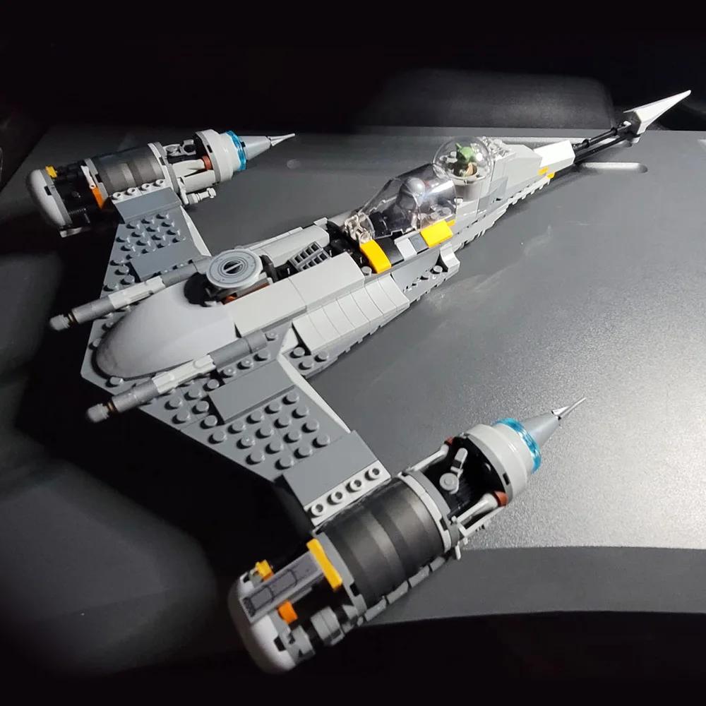 Творческие игрушки N1 Starfighter Model, набор строительных блоков Star Wars Series, совместимый набор для строительства Starfighter