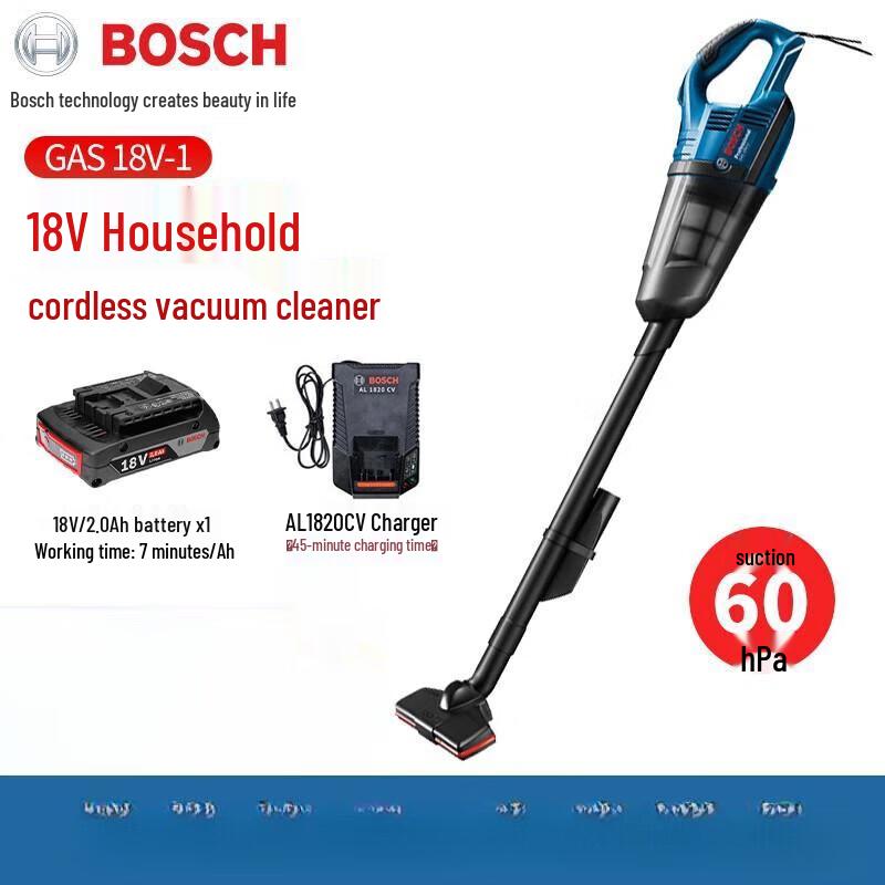 BOSCH GAS18V-1 Cordless Portable Handheld Vacuum Cleaner CN plug (adapter included)