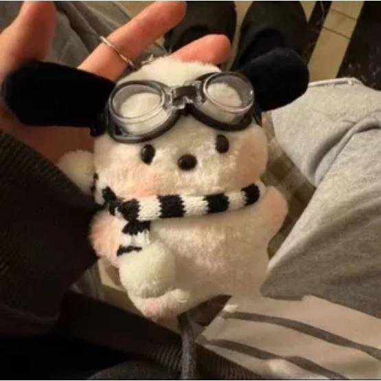 

Pochacco Key Chain Sanrio Cute Doll Girl Diy Bag Pendant Kawaii Room Decoration Children Pillow Couple Gift Cute Christmas Gift