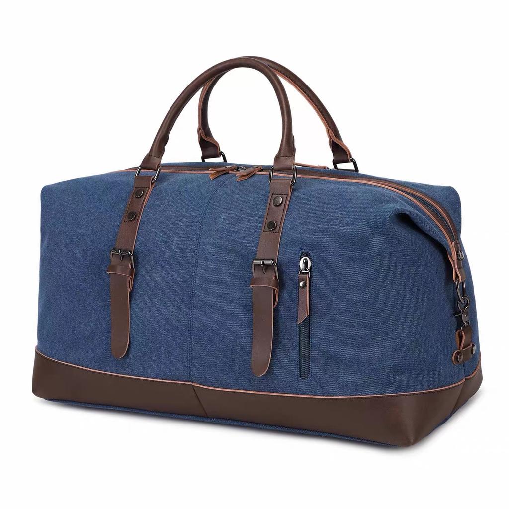 TS JYL Laptop bag,Vintage Canvas Travel Bag Large Capacity Shoulder Crossbody Business Bag