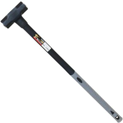 KONYO Daigoro Black Hammer with Fiberglass 8 Lbs Double-Ended Handle, 12318, (3.6 Kg)