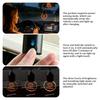 MXUI1 Car LED Acrylic Pendant Glowing Decor Rear View Mirror Accessories For BMW E36 E39 E87 E60 E46 E53 E90 F10 F20 F25 F30 X3 X5