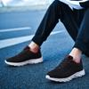 Knitted Running Shoes Men's Lightweight Casual Sneakers Minimalist Jogging Traveling Shoes Elastic Trainers Walking Flats