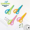 Children's Safety Scissors: All-Plastic, Anti-Pinch, Straight Edge for Kindergarten and Students