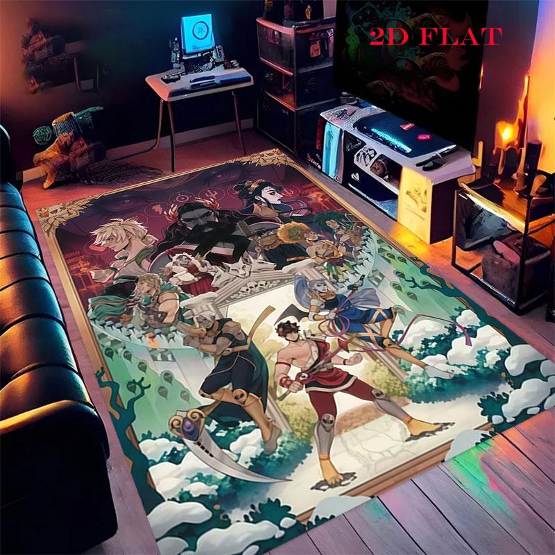 Hades game Carpet Rug for Living Room Bedroom Home Sofa Decoration,Kids play Nonslip Floor Mat
