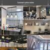 Nordic Minimalist Pendant Light - Industrial Diamond Three-Head Design for Restaurants and Bars