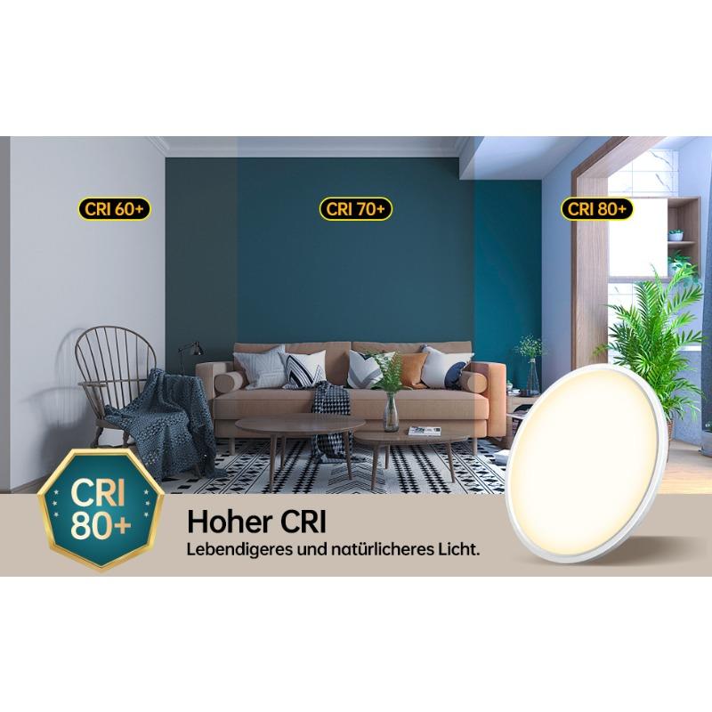 Backlight RGBCW Three-color Remote Control Dimming Hot-selling, Bedroom, Living Room LED Ultra-thin Atmosphere Ceiling Light