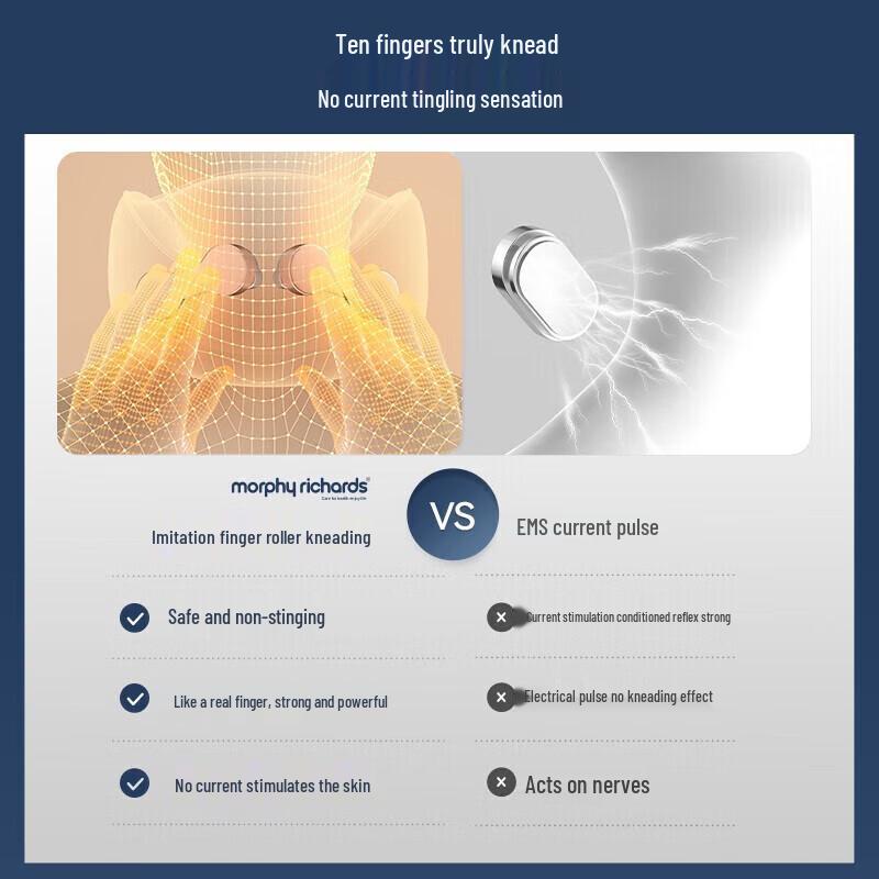 Morphy Richards MF2102 Neck Massage Pillow CN Plug (adapter Included)