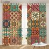 Custom Bohemian Ethnic Curtain Vintage Pattern Curtain Southeast Asia Living Room Bedroom Moroccan Characteristics Curtain 2PCS