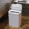 Intelligent Trash Container with Sensors Lid Fashion Automatic Garbage Can for Various Room Placement Trash Bin