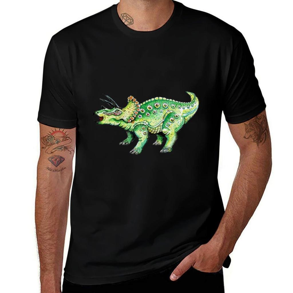 Triceratops Dinosaur Tshirt Holiday All Match Tshirt