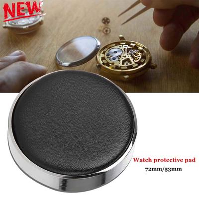 NEUE Uhr Schmuck Uhrwerk Gehäuse Polsterkissen Leder Schutzhalter Professionelles Uhrenreparaturwerkzeug Zubehör für Uhrmacher