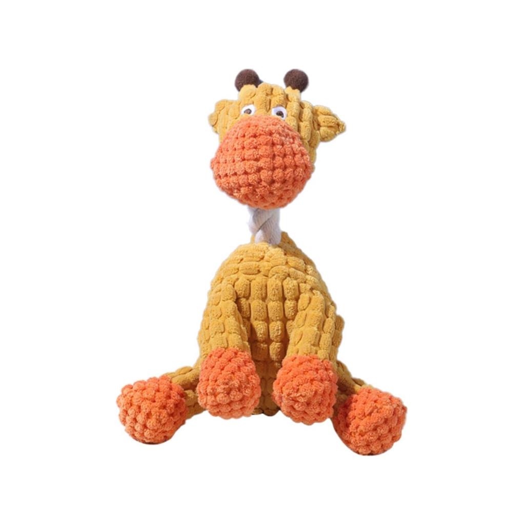 Unzerstörbares Hundespielzeug, interaktives Hundespielzeug zum Kauen, unzerstörbares quietschendes Hundespielzeug, weiche Plüschtiere zum Spielen und Trainieren