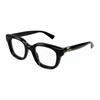 Full Frame Simple Design Square Optical Frame Women's Black