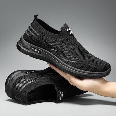 Herren Freizeitschuhe Atmungsaktive Sneaker Herren Leichte Walking Laufschuhe Slipper Loafer für Paare Zapatillas Hombre Größe 44