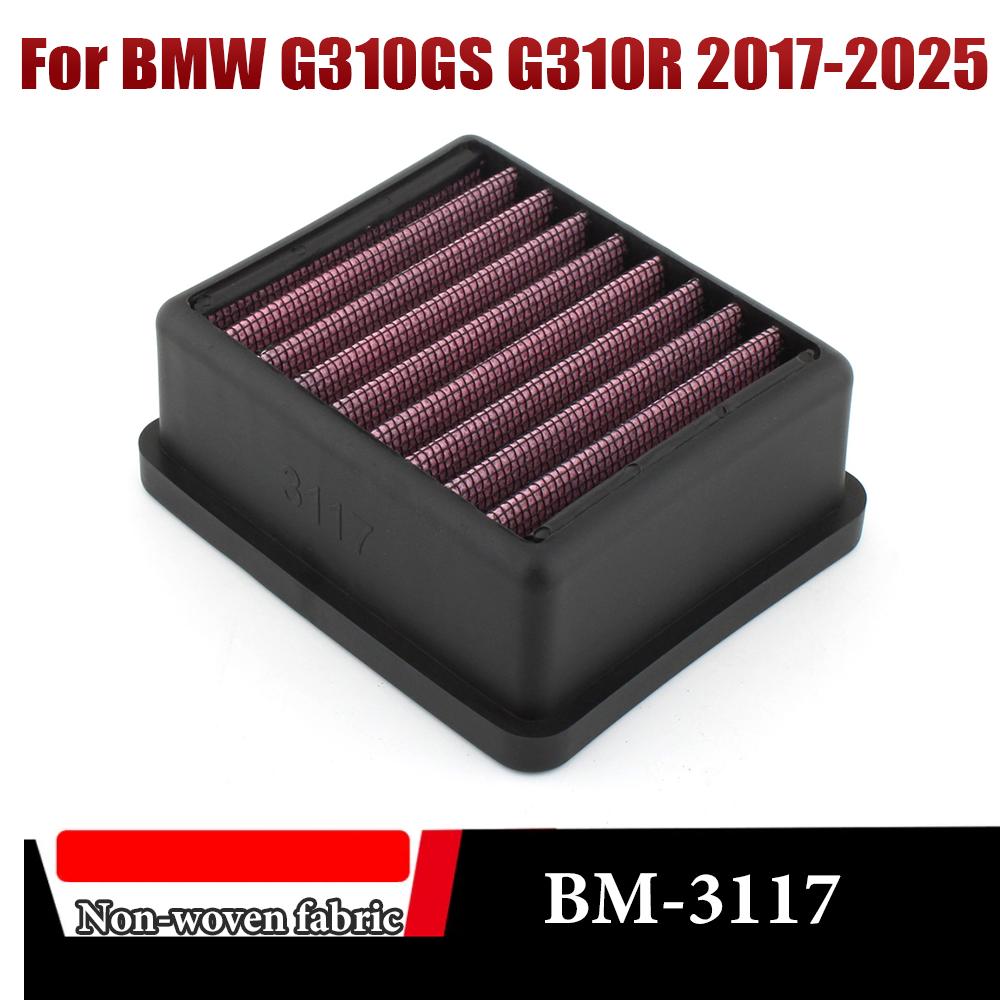 FOR BMW G310GS G310R 2017-2025 BM-3117 Motorcycle Washable Air Filter G310 GS R 2017 2018 2019 2020 2022 2023 2024 2025