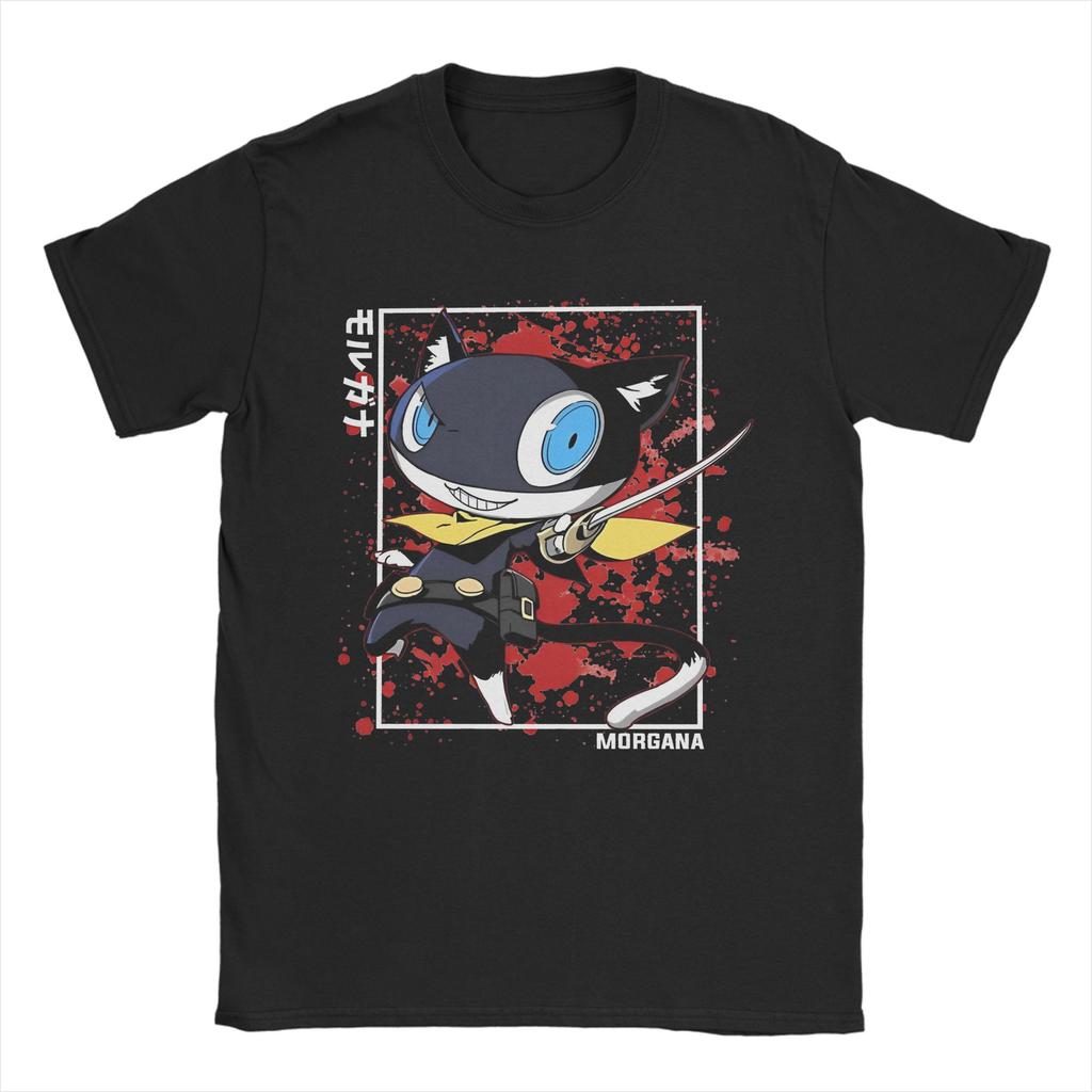 Aigis P3R TShirts for Unisex Women Personas 3 Anime Humor Cotton Tee Shirt Round Neck Short Sleeve T Shirt Plus Size Clothing