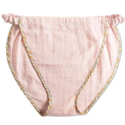 [coco-kara] G10-0269_PK-M FundyFundy 100% Baumwolle Double Gauze Elastisch (Fundoshi Unterhosen/Shorts für Damen) Hergestellt in Japan, Rosa, Größe M