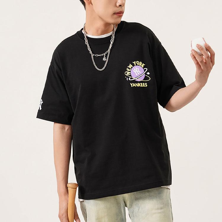 New MLB T Shirt American Vintage Unisex Black 3ATSL4023-50BKS