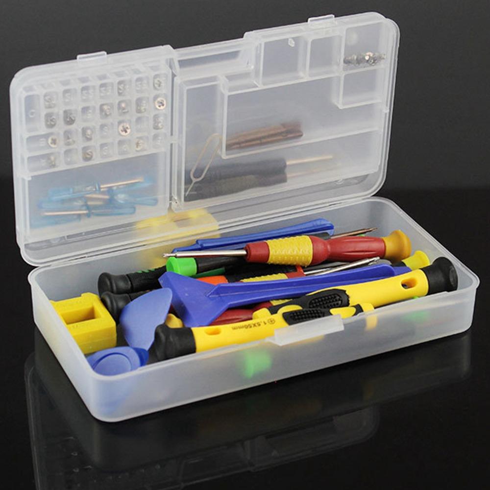 Double Layer Component Containers PP Storage Box Holder Tool Organizers Box Component Storage