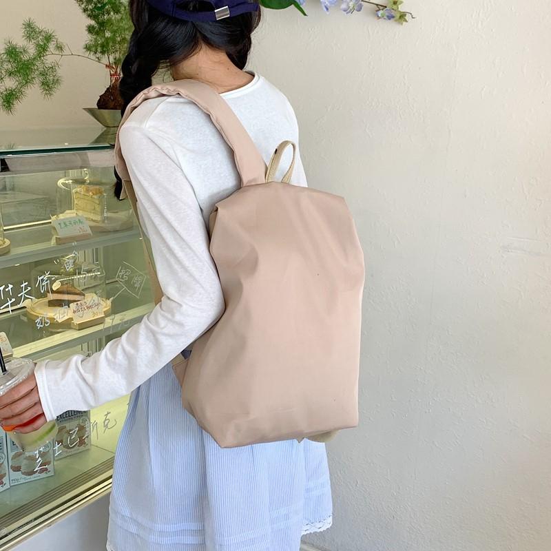 Korean-style Large-capacity Nylon Fabric Double-shoulder Bag for Women - Ins Lightweight Casual Commuting Backpack, Simple Schoo